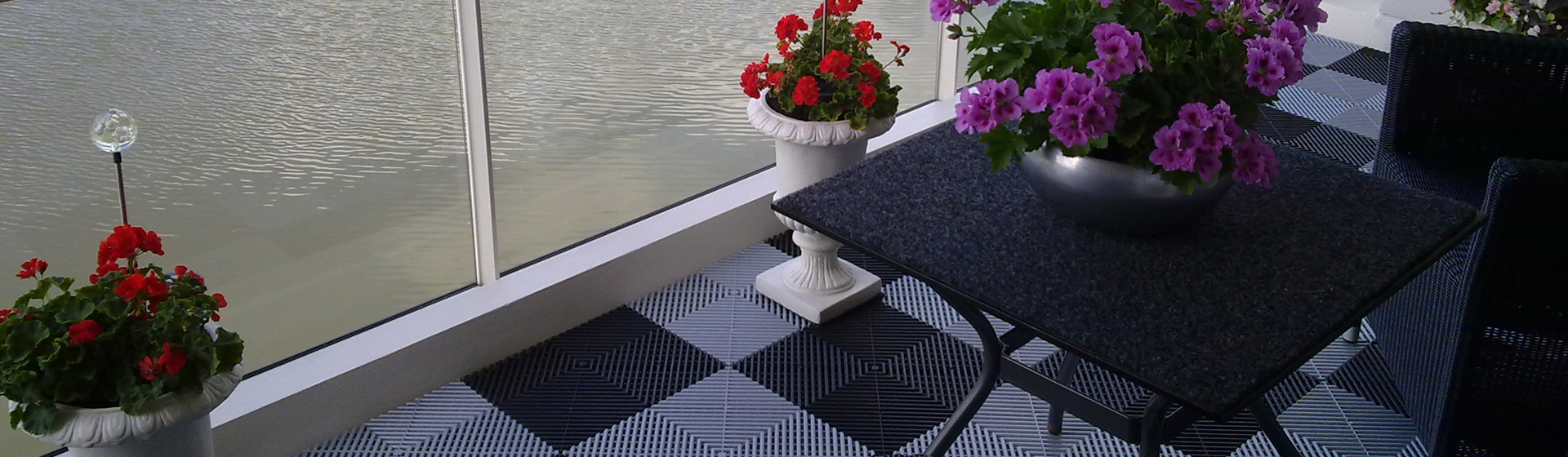 thumbnail image 2 of Click Tiles Garage Floor Decking – Interlocking For Workshop, Balcony, Camper, Trade Shows 2 of 5