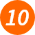 Orange Circle with a white number 10