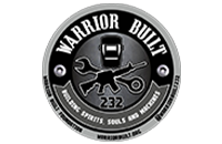 Linked text logo reading 'Warrior Built'