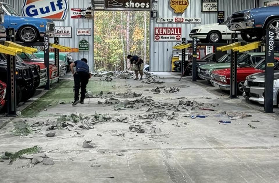 Before Shot of Floor