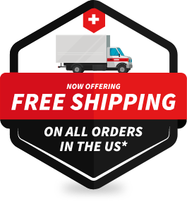 Free shipping on all orders in the US.