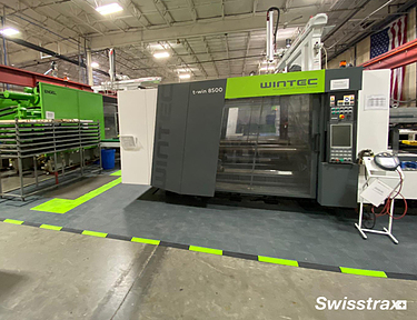 Swisstrax flooring used in an industrial warehouse