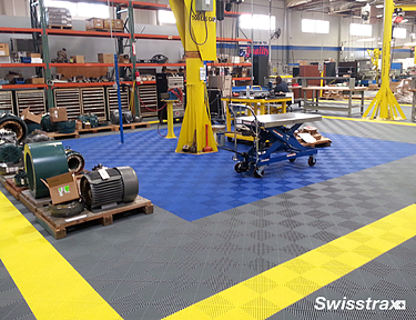 Industrial flooring by Swisstrax