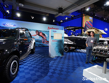 Swisstrax Blue Trade Show Booth Floor