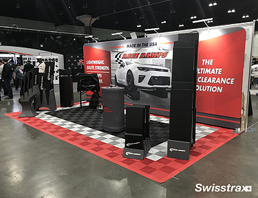 Swisstrax Multi-colored trade show booth flooring