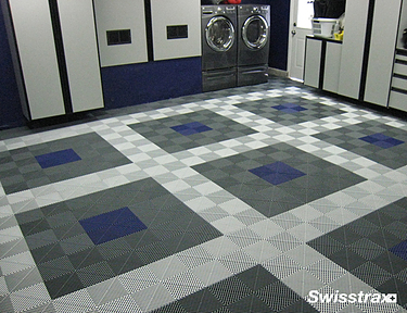 Ribtrax Pro laundry room floor tile 
