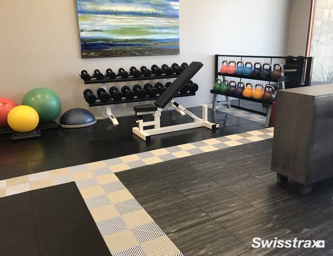 Commercial Gym Flooring | Swisstrax Modular Flooring Tiles